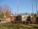 Base of WDEF-TV 12 tower