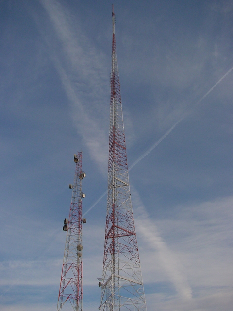 Top of channel 17 tower