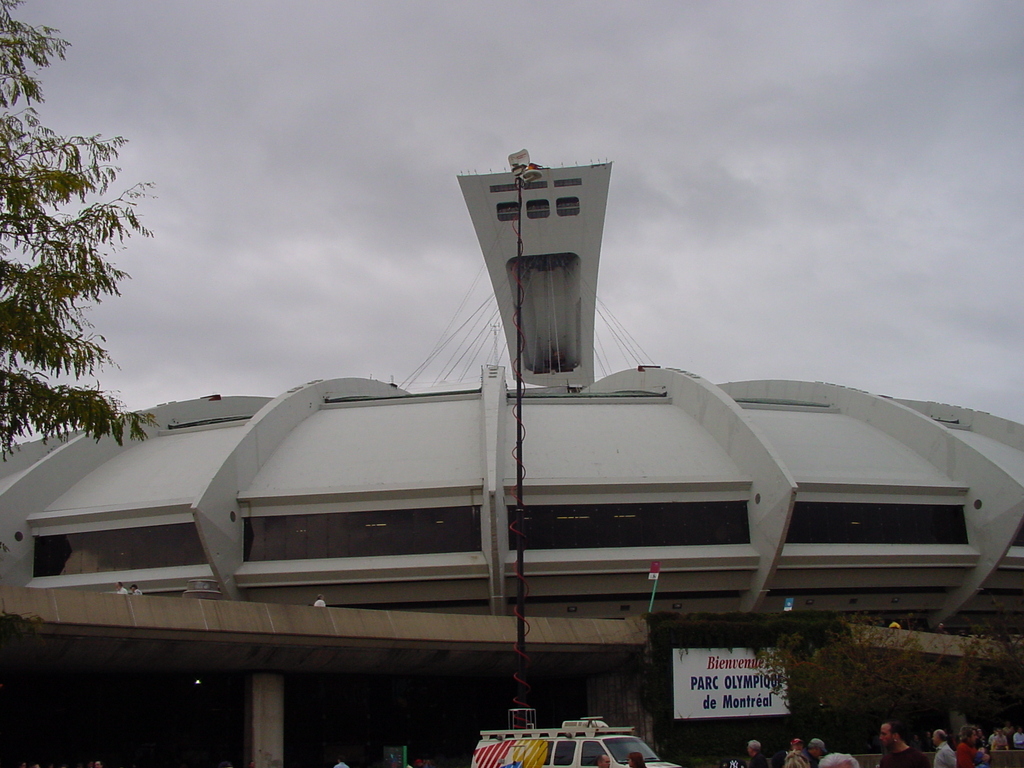 Outside Olympic Stadium