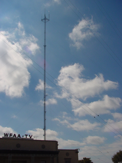 Current WFAA-TV and KDFW tower