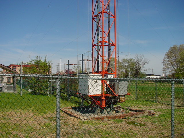 Base of WPMZ/WHJY/WBRU tower