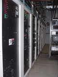 Front side of WSBK-TV transmitter