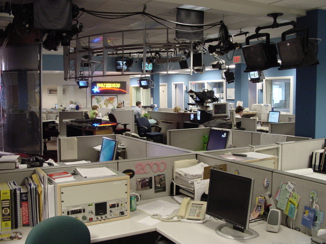 WBZ newsroom