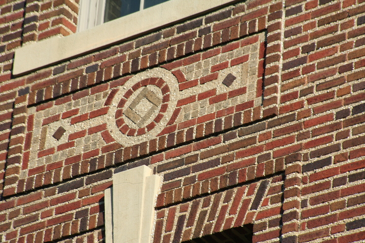 Close-up of architectural detail