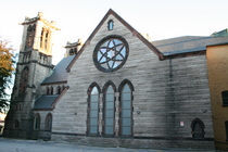 Side view of Chestnut Street Congregational