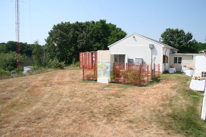 Back side of the building